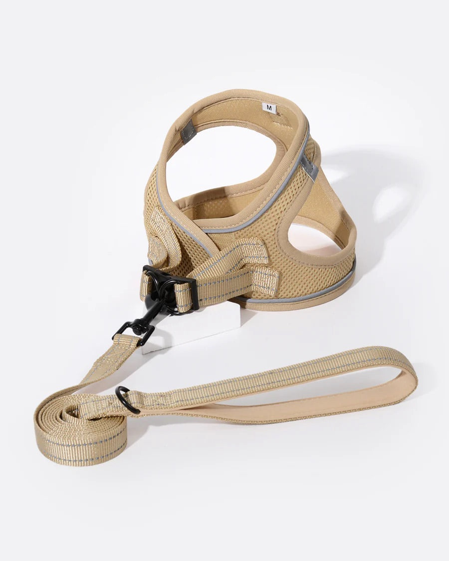 OxyMesh Velcro Step-in Harness and Leash Set