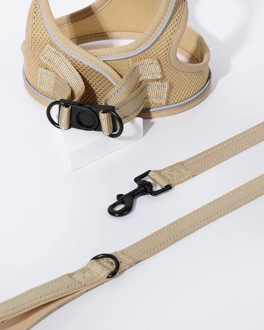 OxyMesh Velcro Step-in Harness and Leash Set